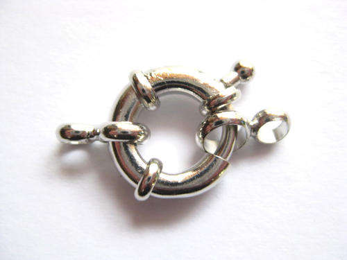 Signoretti clasp, antique silver, 14mm, 1pc