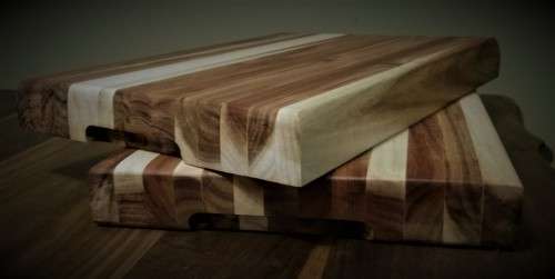 Kitchen WOODEN CHOPPING BOARD - Handcrafted from Knysna Blackwood
