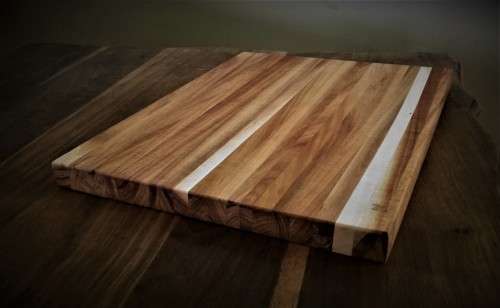 Kitchen WOODEN CHOPPING BOARD - Handcrafted from Knysna Blackwood