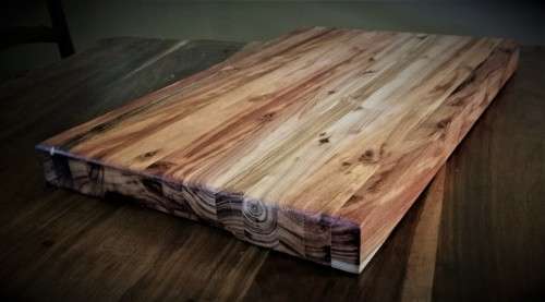 Kitchen WOODEN CHOPPING BOARD - Handcrafted from Knysna Blackwood