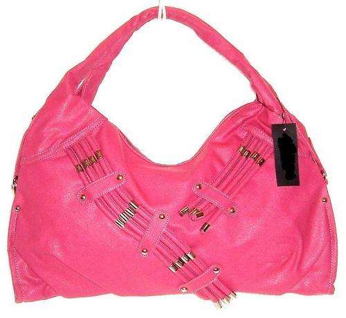 " FREE SHIPPING " - Last Handbag Left - ABSOLUTELY STUNNING " Colour Dark Pink "