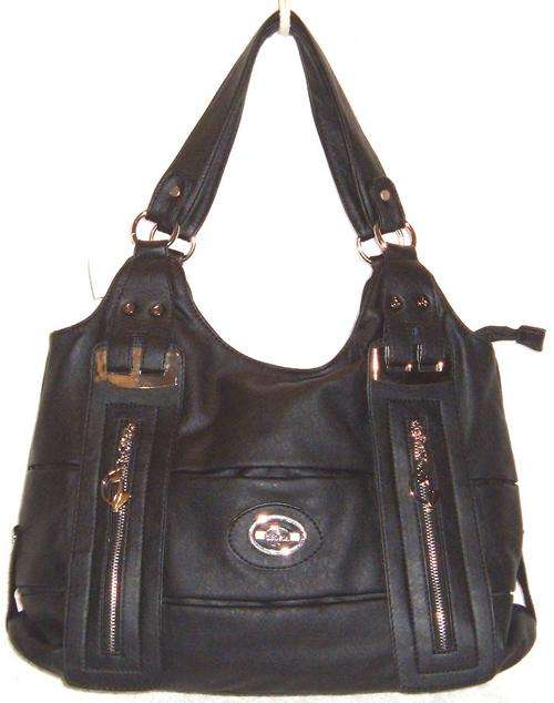 " R1 AUCTION " - Handbag - TRENDY DESIGNER STYLING ! ----- Black Colour