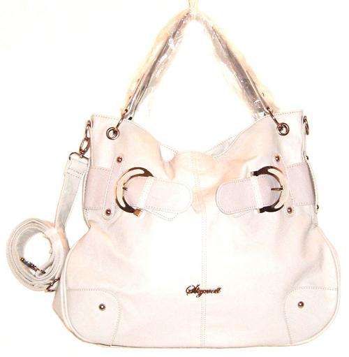 " STUNNING ! " - Handbag - MESSENGER STYLE WITH SHOULDER STRAP - Light Grey