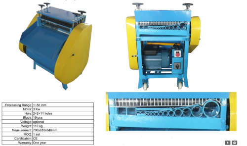 Recycling Copper Cable Wire Stripping Machine