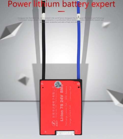 7S 24V 60A Waterproof BMS Battery Management Li-ion Cell Battery Balanced E-bike SA seller SA stock