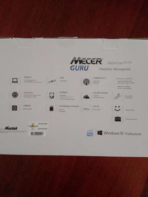 64 GB Touch screen (Mecer Guru Silver) Retail R8400