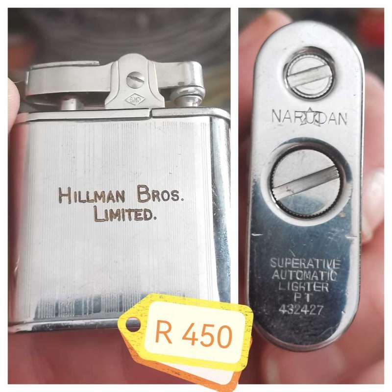 Hillman Bros Limited Vintage Pocket Lighter