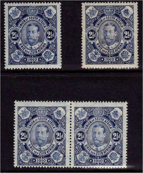 Ubnion  KG V  Parliament  4 MM items  SACC 1  (3)  SACC 1a  (1)