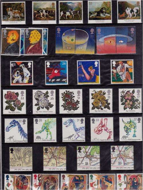 GB QE II  8 superb  MNH sets 1991