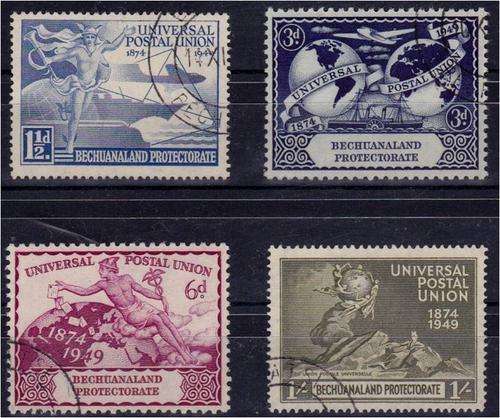 Bechuanaland UPU set very fine used  SACC 133-136