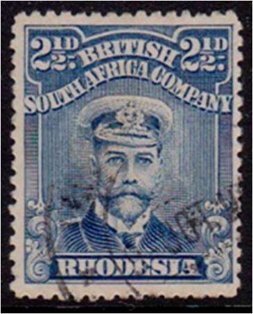 BSAC  2 1/2d Admiral  SACC 207  fine used