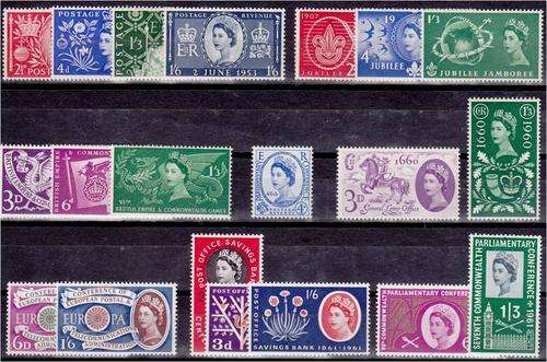 GB QE II 8 MM sets (several MNH items)
