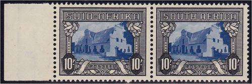 Union 10/- Hyph  Pict  SACC 63b  Superb  MNH