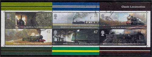 GB QE II Classic Locos Min sheet very fine used MS 2423