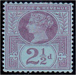 GB QV 2 1/2d Jubilee issue SG 201 MM