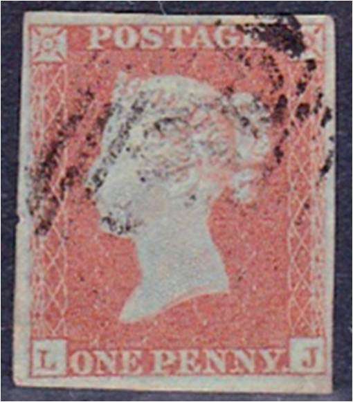 GB QV 1d red imperf SG 8 fine used - 4 margins