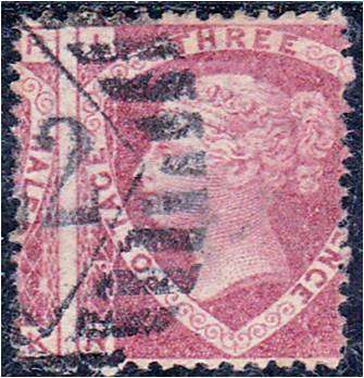 GB QV 1 1/2d Defn SG 51 Good used - variety "Grossly misperforated"