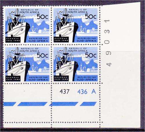 RSA 1st defn 50c  CBl x 4  SACC 272a  A pane  MNH