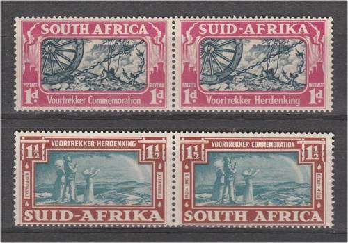 Union  Voortrekker Commem set  SACC 79/80  MNH