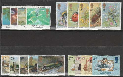 GB QE II  4 earlier commemorative sets  MNH