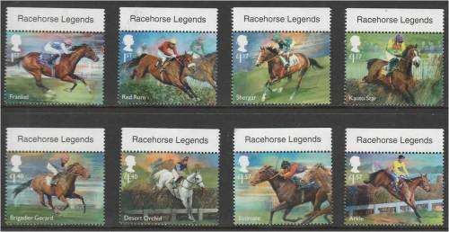 GB QE II  Racehorse Legends set  (2017)  MNH