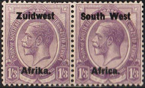 SWA 1/3d Kings head pair O/prtd Type III SACC 22 LMM