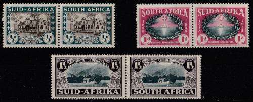 Union Huguenots set  SACC 81-83  mint not hinged