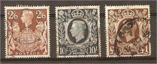 GB KG VI better high values good used SG 476/478/478b