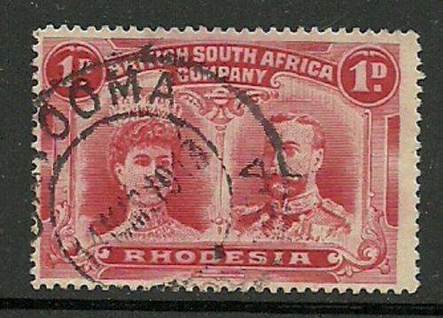 BSAC  1d Double head perf 15 superb used