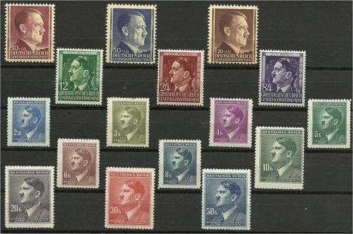 Thematics 16 Hitler stamps MNH