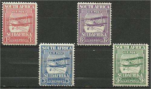 Union First Air mails  MM set  SACC 25-28