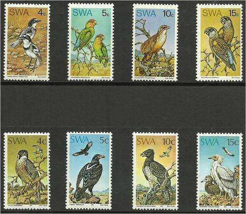 SWA  both Birds sets  MNH  SACC 269-272  &  279 - 282