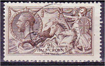 GB KG V 2/6d Seahorse very fine used SG 413a