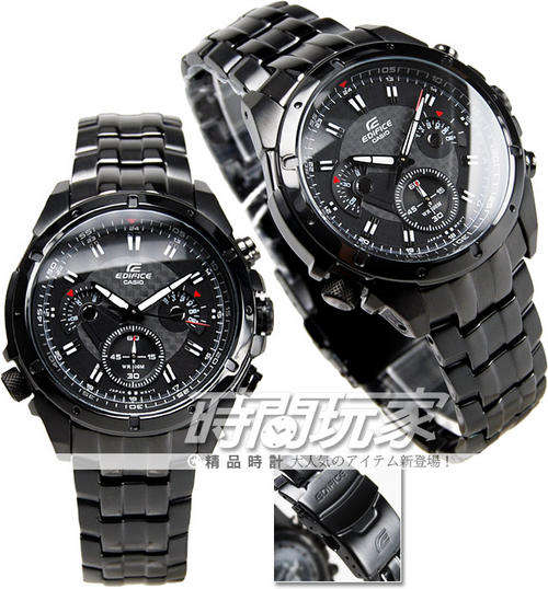 CASIO EDIFICE Chronograph Watch EF-535BK-1AV (Free Shipping)
