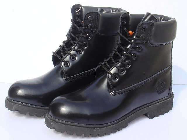 Classic Timberland Black Roll Top Boots Size:6-10(Free Shipping)