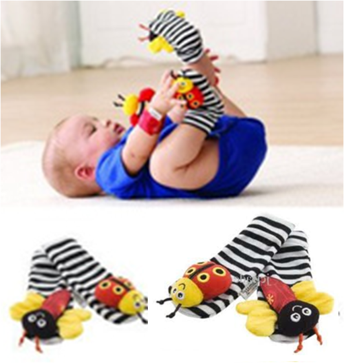 LAMAZE developmental baby Cute Gardenbug Sock Rattler - Give your child the headstart in life!!!!!!!
