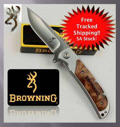 Latest BROWNING Folding  Knife  *** FREE SHIPPING** SA stock! Superior quality.