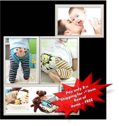 Cute Cartoon Baby pants - Low cost fast tracked shipping!! 8 Designs in 3 Sizes to choose from