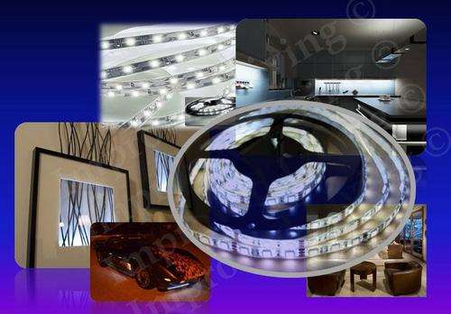 Cool white* LED strip 72 Watts/ 4800 Lumens/300 LEDS per 5 meter!(price / m)FREE SHIPPING OPTION