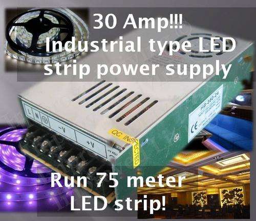 LED strip CCTV Power supply Heavy Duty * 360 Watt * 30A 12V dc Power Supply - Free shipping option