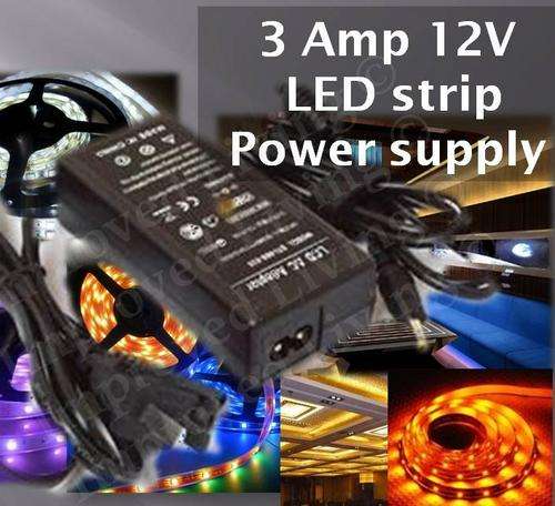 3A LED strip Power supply. FREE SHIPPING OPTION