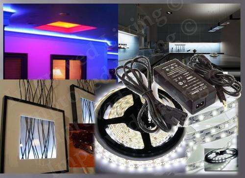 5 meter Cool White + POWER SUPPLY  **High Bright  Marine grade Waterproof **
