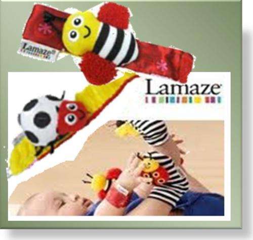 LAMAZE developmental baby Cute Gardenbug Wrist Rattle - FREE SHIPPING OPTION!!!!!