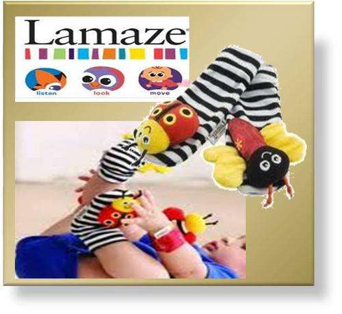 LAMAZE developmental baby Sock Rattler - FREE SHIPPING OPTION