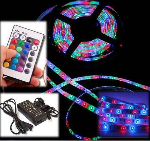 **Remote controlled! ** Waterproof *** 5M LED strip light kit + POWER supply & controller..
