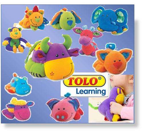 Tolo Chuckles Educational Animal Soft Toys *Improve your baby's senses** Free shipping Option**