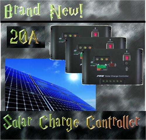 Intelligent  Solar Charge Controller -20A Adjustable Lighting and Time Control Option