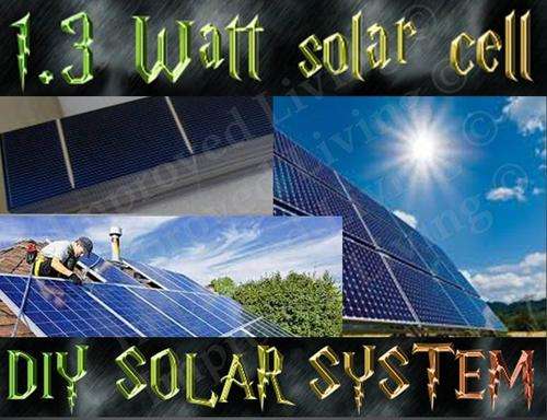 1.3Watt Solar cell 3 Busbar Polycrystalline ****Build your own SOLAR PANEL & SAVE*****