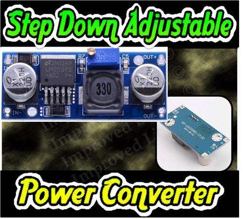 Step Down adjustable Voltage converter/Driver - FREE SHIPPING OPTION