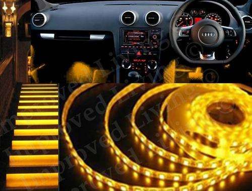 YELLOW / AMBER Water Resistant* 24W * 300 Ultra bright LEDs price/m LED strip